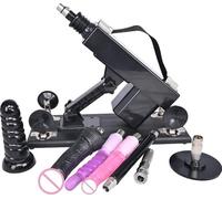 Machine sexuelle, fonctionnement automatique, grand gode noir, V