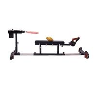 Machine Sexuelle SM avec Gode Chaise Sexuelle Pilori Réglable Au Sol Menottes Menottes Aux Chevilles Esclave Fétichiste BDSM Ensemble Bondage Extrême Jouets Sexuels 2 en 1 Meubles Torture Punition