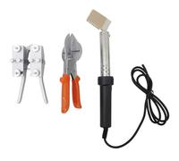 Machine Souder Courroies Rondes PolyuréThane 150W/200W, Machine Soudage Par Fusion Chaud pour Connecteurs Courroies Transmission, Ciseaux + Fer Souder + Pince pour Machine Soudage,200W