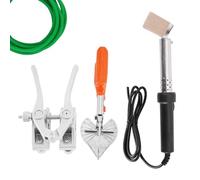 Machine Souder Courroies Rondes PolyuréThane, Soudeuse Courroies PU+Ciseaux+Fer Souder, éPisseuse Courroies Transmission, Machine Collage Soudage pour Courroies Rondes PolyuréThane,150W