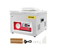 VEVOR Machine d'emballage sous vide à chambre 260 W compacte 260 mm usage domestique et commercial
