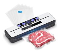 Machine Sous Vide Alimentaire, Appareil de Mise Sous Vide avec 6 modes, bac de récupération amovible, lame de coupe et deux fils chauffants