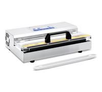 Royal Catering RCVG-40 Machine Appareil De Sous Vide Alimentaire Pro Emballeuse Petite Sous Videuse Scelleuse Professionnelle (Vitesse : 16 l/min, Sacs : 31 cm, Largeur de la soudure : 1,8 x 2 mm)