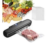 Machine Sous Vide Alimentaire: Appareil Sous Vide Alimentaire, Sous Videuse Alimentaire Avec 10 Sacs Sous Vide, Scelleuse Sousvide Automatique, Affichage Numérique Et Fonction De Scellage Indépendante