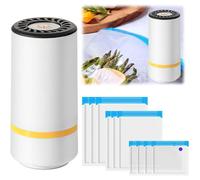 Machine Sous Vide Alimentaire - TWINBIRD - Portable - Rechargeable - Blanc