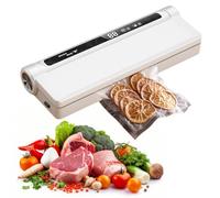 Machine Sous Vide, Appareil Sous Vide Alimentaire, pour le Stockage des Aliments Secs et Humides, 20 Sac Compactor, Blanc