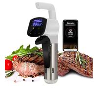Machine Sous Vide, Circulateur à Immersion Thermique Wi-Fi, Température Précise de 25 °C à 92,5 °C, Parfaite pour Les Steaks Tendres, La Volaille, Les Fruits de Mer