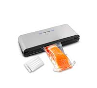 Machine sous vide pour aliments - Machine à sceller sacs pour viande, légumes et poisson, en acier inoxydable, 38 x 15,5 x 6,3 cm, 120 W