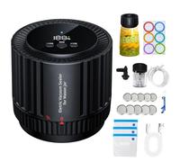 Machine Sous Vide Pour Bocaux En Verre Contient 10 Couvercle HerméTique, Avec 3 Sacs Sous Vacuum Sealer Pour Mason Jar, Scelleuse Sous Vide Automatique Pour Bocaux Mason Portables Avec Ouvre-BoîT