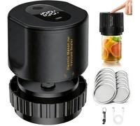 Machine sous vide pour bocaux en verre - FEBEST - Compatibilité bocaux Mason - 10 couvercles hermétiques - Automatique