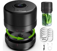 Machine Sous Vide pour Bocaux en Verre, Scelleuse sous Vide Bocaux, Mason Jar Vacuum Sealer pour Bocaux à Ouverture Normale, Affichage LCD, Conservation des Aliments et Fermentation