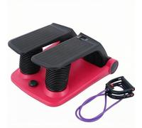 Machine Step 2 en 1 | Conception Compacte, Stepper avec Cordes Résistance, Antidérapant, Stepper avec Bandes Résistance, pour Maison, Bureau