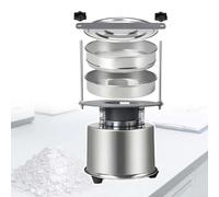 Machine Tamis Vibrant Électrique 90w D'Écran Vibrant Type Diamètre Mesh-120 | Maille en Acier Inoxydable 1400-1680 Battements/Min pour Sable Gravier Sol Pollen Séparation Efficace