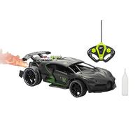 Machine télécommandée avec effet de fumée lumineux voiture maxi cm32 avec lumières fumées batterie pack roues caoutchoutées spray effet réaliste radiocommande multifonction spray lumineux super rapide