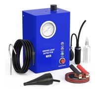 Machine testeur de fumée, détecteur de fuites 12V pour circuits de tuyautage, fuites de carburant et diagnostic de vide pour toutes voitures, avec pompe à air intégrée.