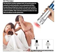 Machine Thérapie Ondes Choc,Appareil Thérapie Ondes Choc Focalisé, Soulagement Douleur, Masseur Musculaire Profond avec 7 Têtes De Massage, Physiothérapie Profonde/Dites Adieu sous-santé