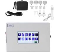 Machine Thérapie Ondes Choc, Masseur Musculaire Multifonctionnel Ondes Choc Avec Têtes Massage, Masseur électromagnétique de Relaxation Musculaire extracorporelle (T43 silver)