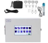 Machine Thérapie Ondes Choc, Masseur Musculaire Multifonctionnel Ondes Choc Avec Têtes Massage, Masseur électromagnétique de Relaxation Musculaire extracorporelle (T43 blue)