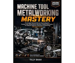 Machine Tool Metalworking Mastery: The Complete Illustrated Step-by-Step Handbook for Precision Lathe, Milling Machine Operations, Tooling & Shop ... & Professionals (2026 Modern Edition)