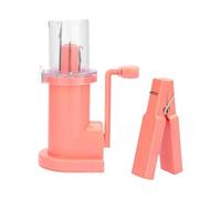 Machine Tricoter, Tricotin Manuel Outil de Tissage Mini Machine à Manivelle, Moulin à Tricoter, Fabrication Broderie Portable en PP et Acier, pour Aux Débutants Loisirs Créatifs Accessoir, Rose