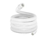 Machine Universal Drain Hose Extension Pipe， Tuyau de machine à laver 15 mm x 16 mm Tuyau de vidange blanc for climatiseur ou tuyau d'admission de machine à laver Tuyaux de plomberie(1 Meter)