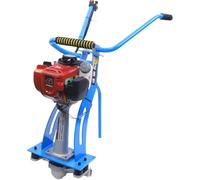 Machine vibrante à 4 temps à haut rendement Ciment Vibromasseur Chape avec poignée réglable Béton Secteur de béton Machine vibrante pour béton Essence Effets d'absorption des oiseaux Boîte vibrante