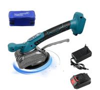 Machine Vibrante Carrelage,21V Machine de Carrelage pour Battery,5 Vitesses Réglable,Adsorbable 60 kg,Vibreur Carrelage est Livré Avec un Sac de Rangement (1 Batterie)