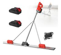 Machine Vibrante Pour Chape En BéTon - Vibrateur à Ciment Alimenté Par Batterie Avec RèGle De Nivellement, Pour Un Nivellement Et Un Compactage Efficaces,1.8mDualmotors-2batteries