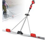 Machine vibrante sans fil pour chape à béton, outil de finition électrique avec 9 réglages de vitesse, lame de 1,5 m, batterie rechargeable pour nivellement et lissage du béton