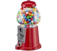 Machineà bonbons American Dream Rouge Tirelire et distributeur de bonbons, de chewing gum... Métal-Verre 23 x 11 x 12 cm
