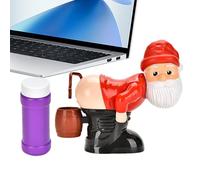 Machines à bulles à l'extérieur - Appareil souffleur de bulles du Père Noël, équipement de jeu interactif, collection d'activités d'été | Source automatique de divertissement de sortie de bulle pour l