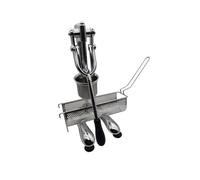 Machines à frites super longues en acier inoxydable, extrudeuses de et purée pommes terre, appareil pressa Pour une utilisation DIY(1 maker and 1 basket)