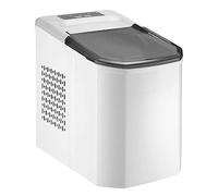 Machines à glaçons de comptoir, Comptoir de machines à glaçons, machine à glaçons portable, 22-26Lbs/24H, 9 glaçons prêts en 8 minutes, avec cuillère à glace et panier, for maison/bureau/cuisine,pour