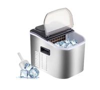 Machines à glaçons de comptoir, Machine à glaçons électrique 24H, remplissage d'eau manuel automatique, Cube Portable, Machine à glaçons for Bar à la maison,pour les fêtes à domicile