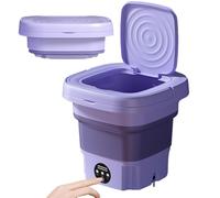 Machines à laver pliables - Mini pliable, seau à linge portable | Machine de nettoyage de la chaussette de taille de voyage, de seau à vêtements automatiques efficace, compacte