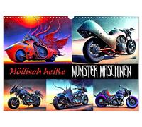 Machines à monstres infernales, Version française (Calendrier mural 2026 DIN A3 portrait), Calendrier CALVENDO mensuel