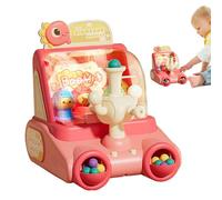Machines de Flipper de Table, Flipper pour Les | Pinball électronique d'arcade - Jeu de société d'arcade Interactive avec lumières et Musique pour l'école extérieure intérieure à la Maison