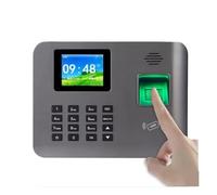 Machines de pointage pour les petites entreprises, Horloge de pointage, machine à chronométrer le temps, machine de pointage par empreinte digitale de 2,4 pouces, machine de contrôle des employés élec
