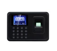 Machines de pointage pour les petites entreprises, Horloge de pointage, machine de présence d'empreintes digitales A01 Machine à cartes perforées Machine de connexion au travail de type empreinte digi