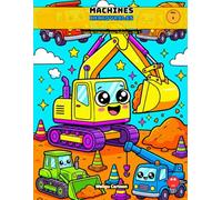Machines Incroyables: Livre de Coloriage de Véhicules de Chantier pour Enfants de 2 à 8 Ans