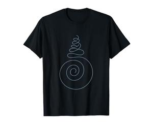 Machinist Blue Chip Spirale CNC Machine Art T-Shirt
