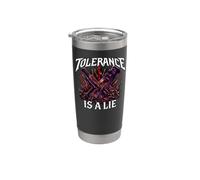 Machinist CNC Operator Tolerance Is A Lie Gobelet isotherme en acier inoxydable double paroi