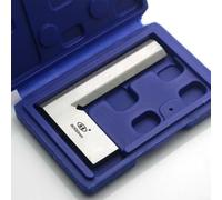 Machiniste en acier inoxydable pour règle carrée de bord, outil de mesure à angle droit de 90° pour disposition et ingénierie, niveau de précision (± 0,02 à 0,05 mm), 6 (80 × 50 mm)