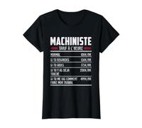 Machiniste Métier Idée Cadeau Humour pour Machiniste T-Shirt Graphique avec Valeur