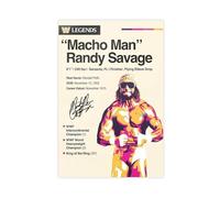 Macho Man Randy Savage Poster sur toile pour chambre à coucher, bureau, chambre, cadeau 60 x 90 cm