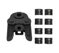 Mâchoire à sertir avec 4 moules TH (16-20-26-32) - Pince à sertir professionnelle en acier trempé pour tubes en aluminium et plastique, tubes PEX et PB - Légère et polyvalente