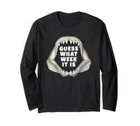 Mâchoire de Grand Requin Blanc Guess What Week it is Manche Longue