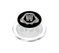 Mâchoire de Grand Requin Blanc Guess What Week it is PopSockets PopGrip pour MagSafe