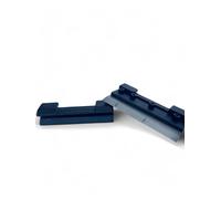 Mâchoire de pliage 125mm avec support magnétique et angle de pliage de 90 degrés pour tôles jusqu'à 2mm d'épaisseur, noir
