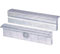 Mâchoire de protection pour étau TYPE N p.mâchoire L.125mm profil rainuré Alu.HEUER